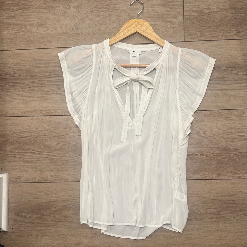 A.L.C. White Blouse